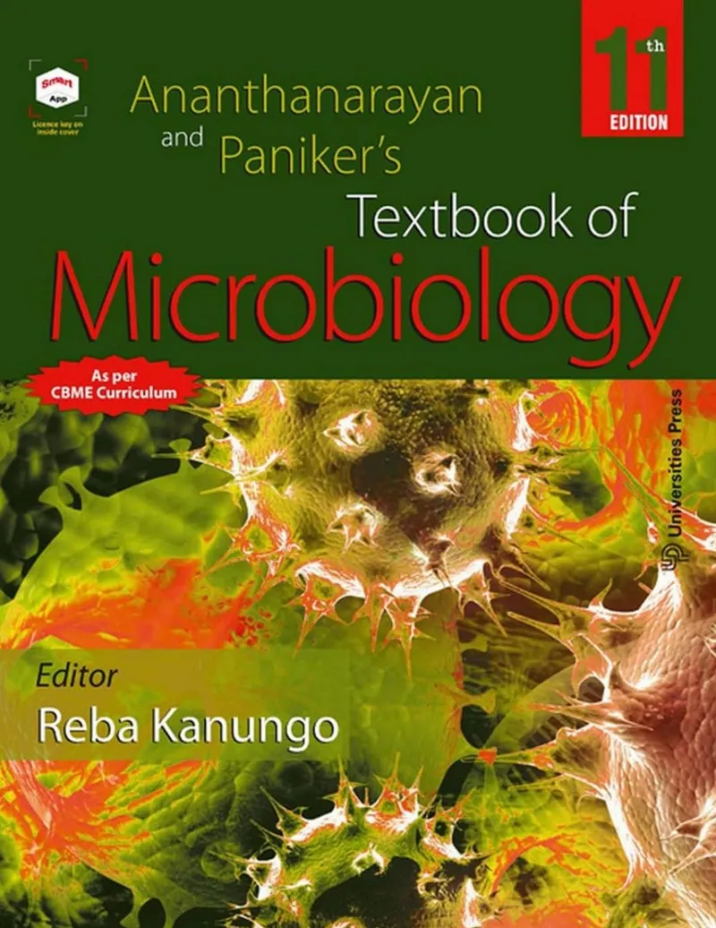 Ananthanarayan and Paniker's Textbook of Microbiology, 11th Edition
