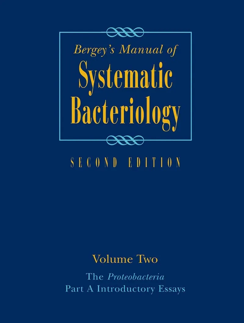 Bergeys Manual: of Systematic Bacteriology Volume 2