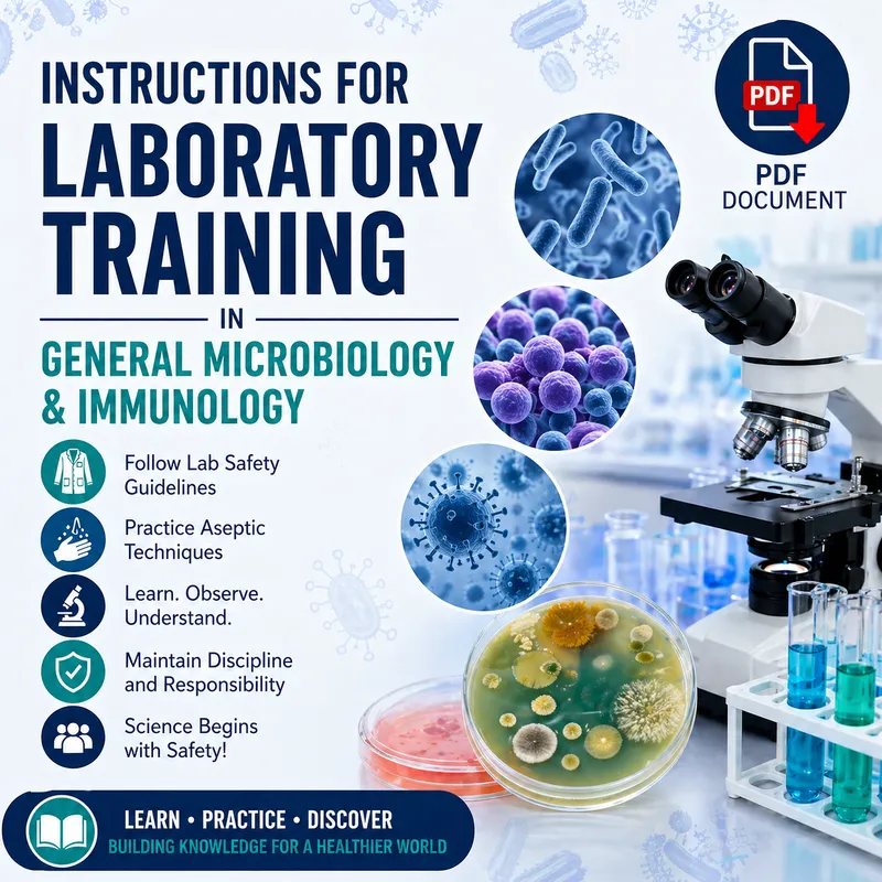 Instructions for Laboratory Training in General Microbiology & Immunology