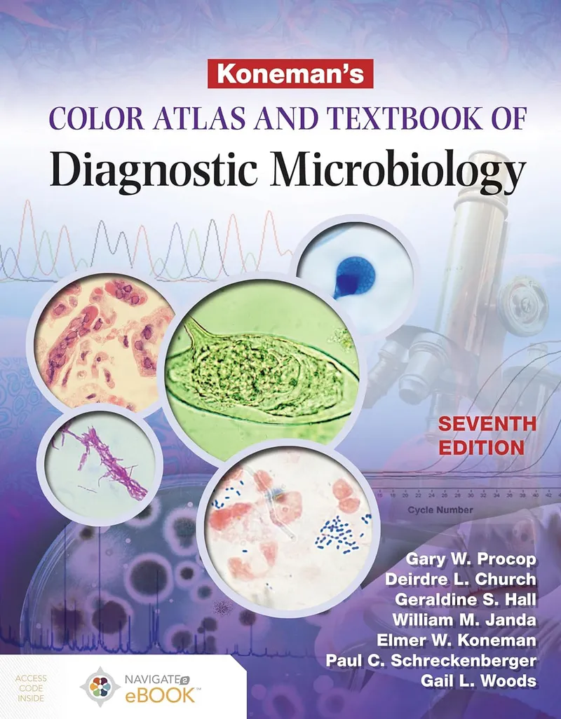 Koneman’s Color Atlas and Textbook of Diagnostic Microbiology 7th Edition