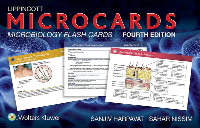 Lippincott Microcards Microbiology Flash Cards 4th edition - Sanjiv Harpavat, Sahar Nissim