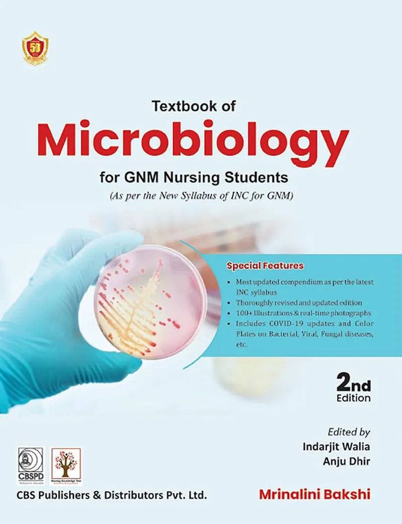 Textbook of Microbiology for GNM Nursing Students, 2nd Edition